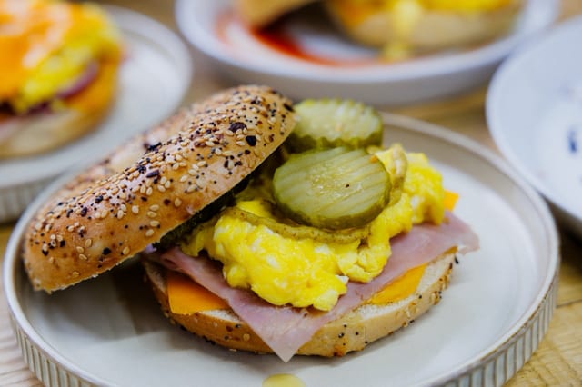 Cubano Con Huevos Sandwich.